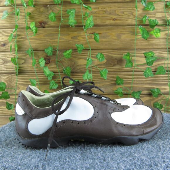 PUMA Men's Golf‎ Wingtip Cleat Sneaker Brown Leather Size 9M Gently Used 2025 - Picture 3 of 6